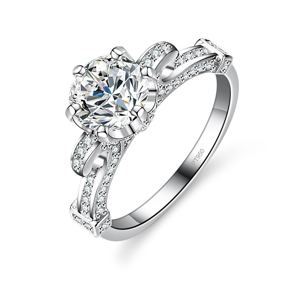 Lumira Klassischer sechszinken – Moissanite Engagement Ring 1 Carat Bewertung und Preis