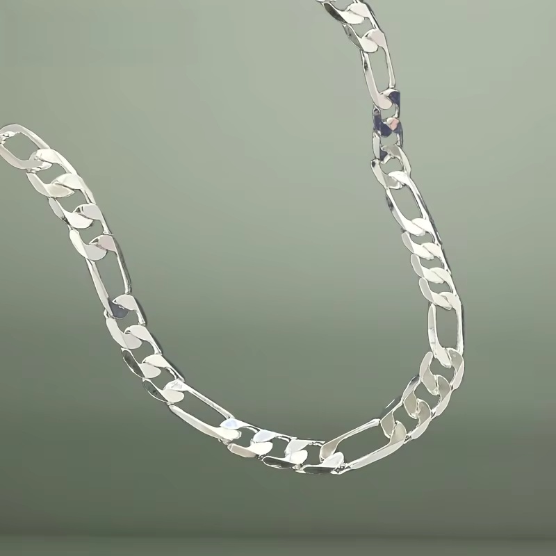Großhandel Herren 925 Sterling – 925 Sterling Silver Chain Necklace Men Bewertung und Preis