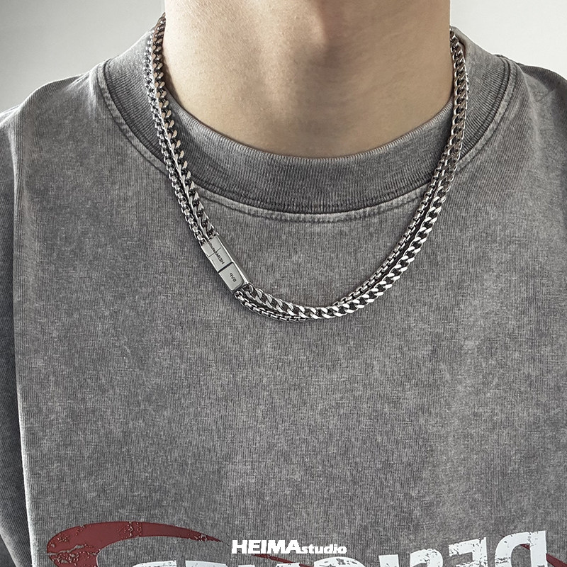 Hip-Hop Titan Stahl Doppel Kub – Cuban Link Chain 12Mm Bewertung und Preis