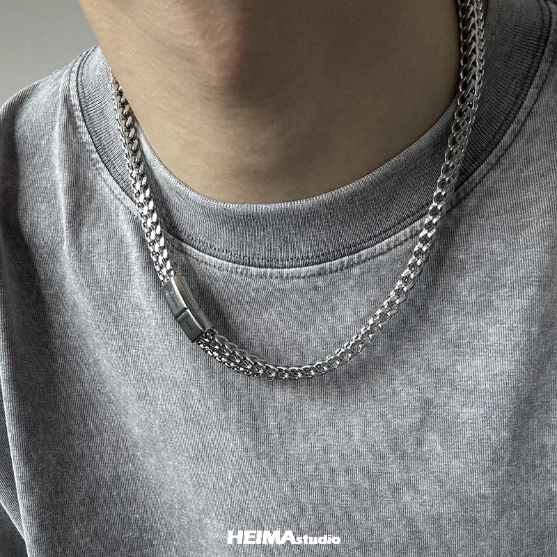 Hip-Hop Titan Stahl Doppel Kub – Cuban Link Chain 12Mm Bewertung und Preis