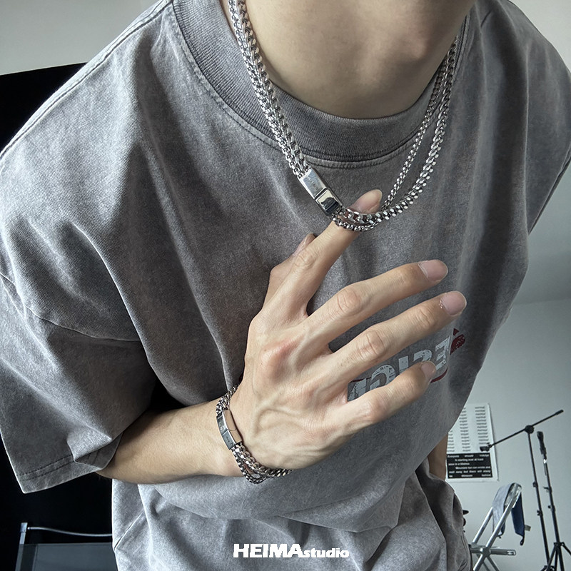 Hip-Hop Titan Stahl Doppel Kub – Cuban Link Chain 12Mm Bewertung und Preis