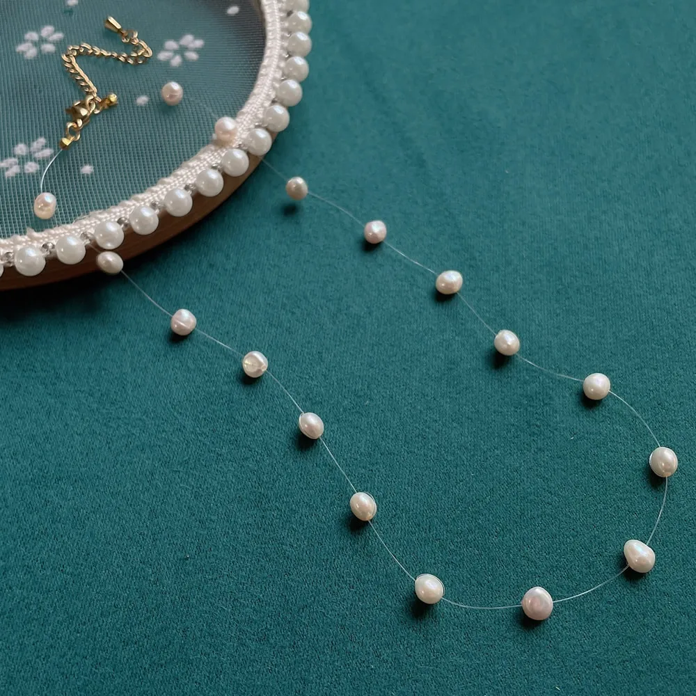 Natürliche Süßwasserperlenkett – Pearl Choker Necklace Vintage Bewertung und Preis