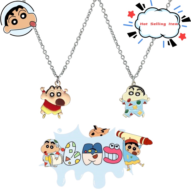 Crayon Shin-chan Cartoon-Halsk – Anime Pendant Necklace Bewertung und Preis