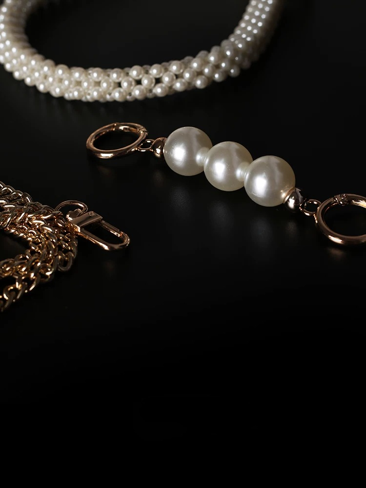 Vintage Perlen-PU-Leder-Choker – Pearl Choker Necklace Vintage Bewertung und Preis