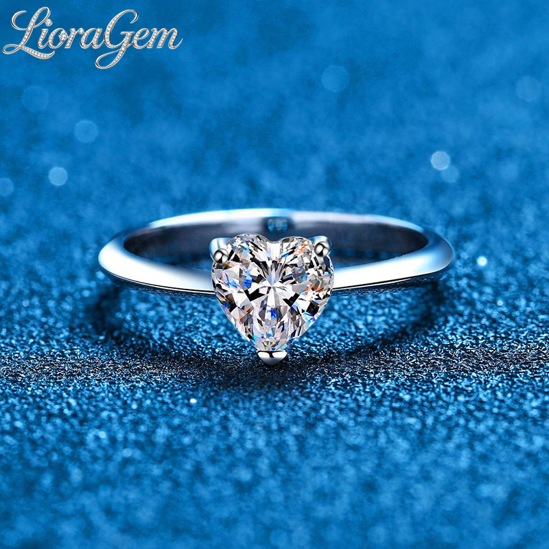 LioraGem 1-Karat Moissanit-Rin – Moissanite Engagement Ring 1 Carat Bewertung und Preis