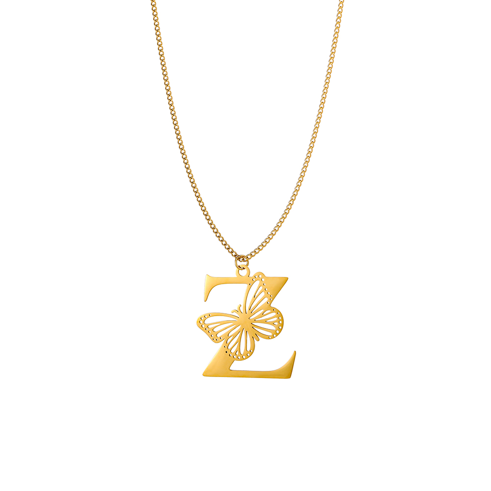 CARLIDANA Zierlicher 18 Karat  – Initial Letter Necklace 18K Gold Bewertung und Preis