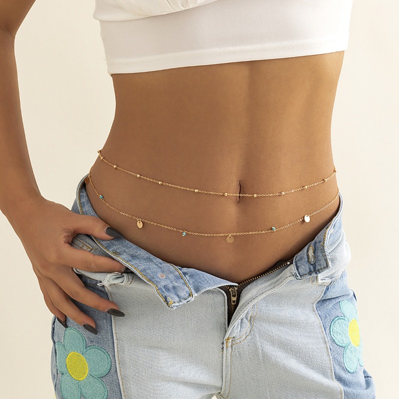 Zarte, mehrschichtige Taillenk – Body Jewelry Bewertung und Preis
